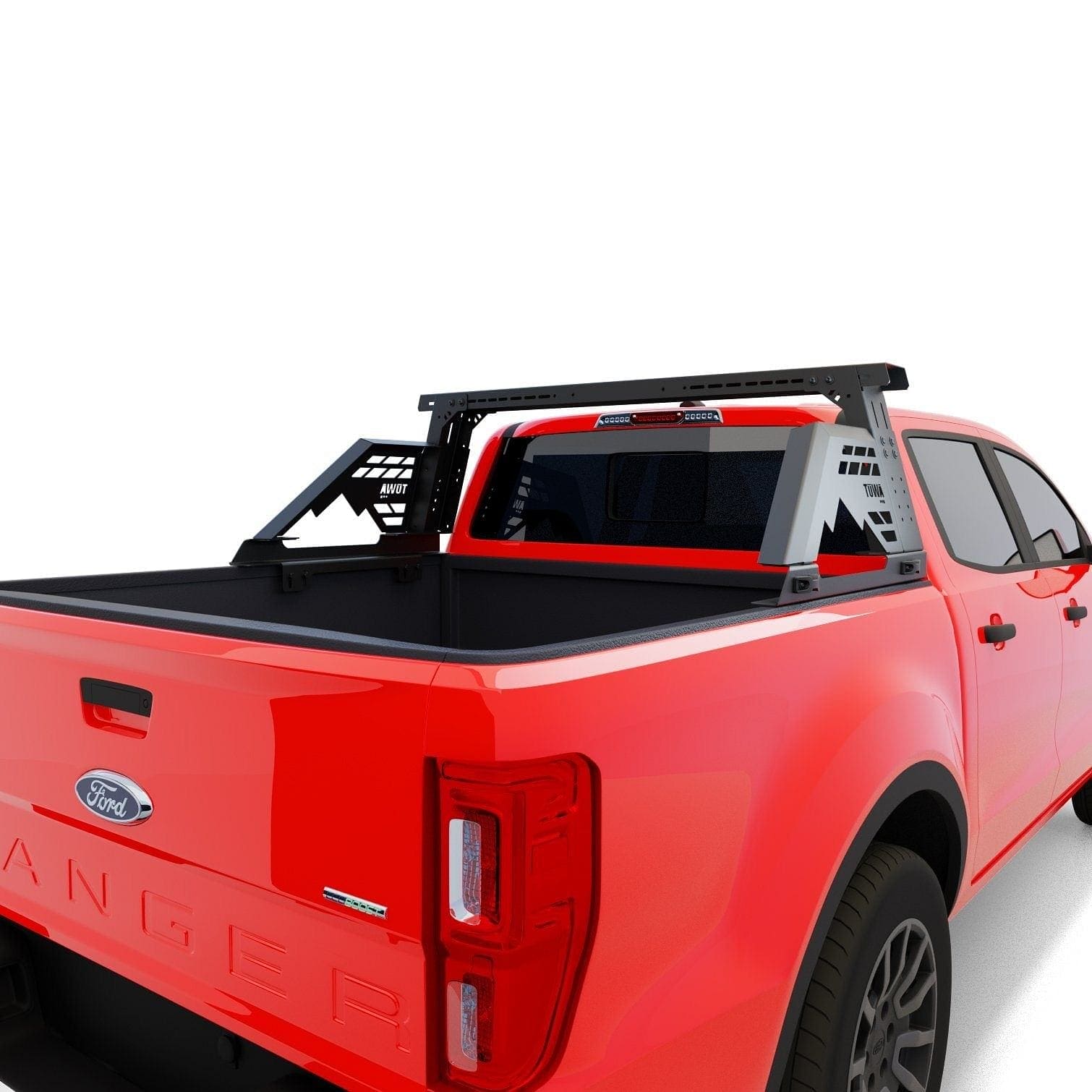 Ford Ranger Cargo Rails Ford Ranger Truck Bed Cargo Rack System – TUWA PRO®️