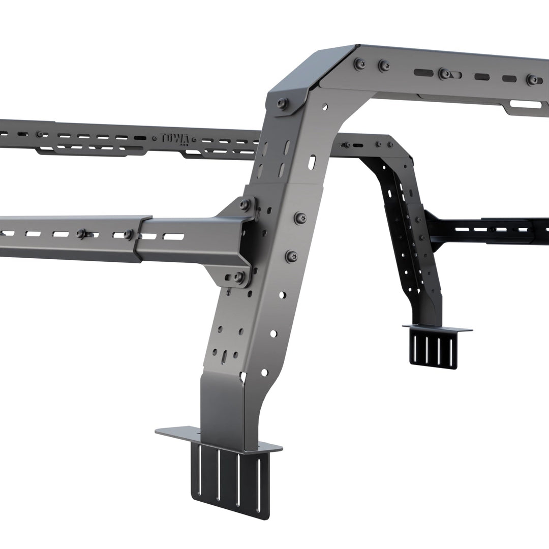 Jeep Gladiator 4CX Series Shiprock Height Adjustable Bed Rack TUWA PRO