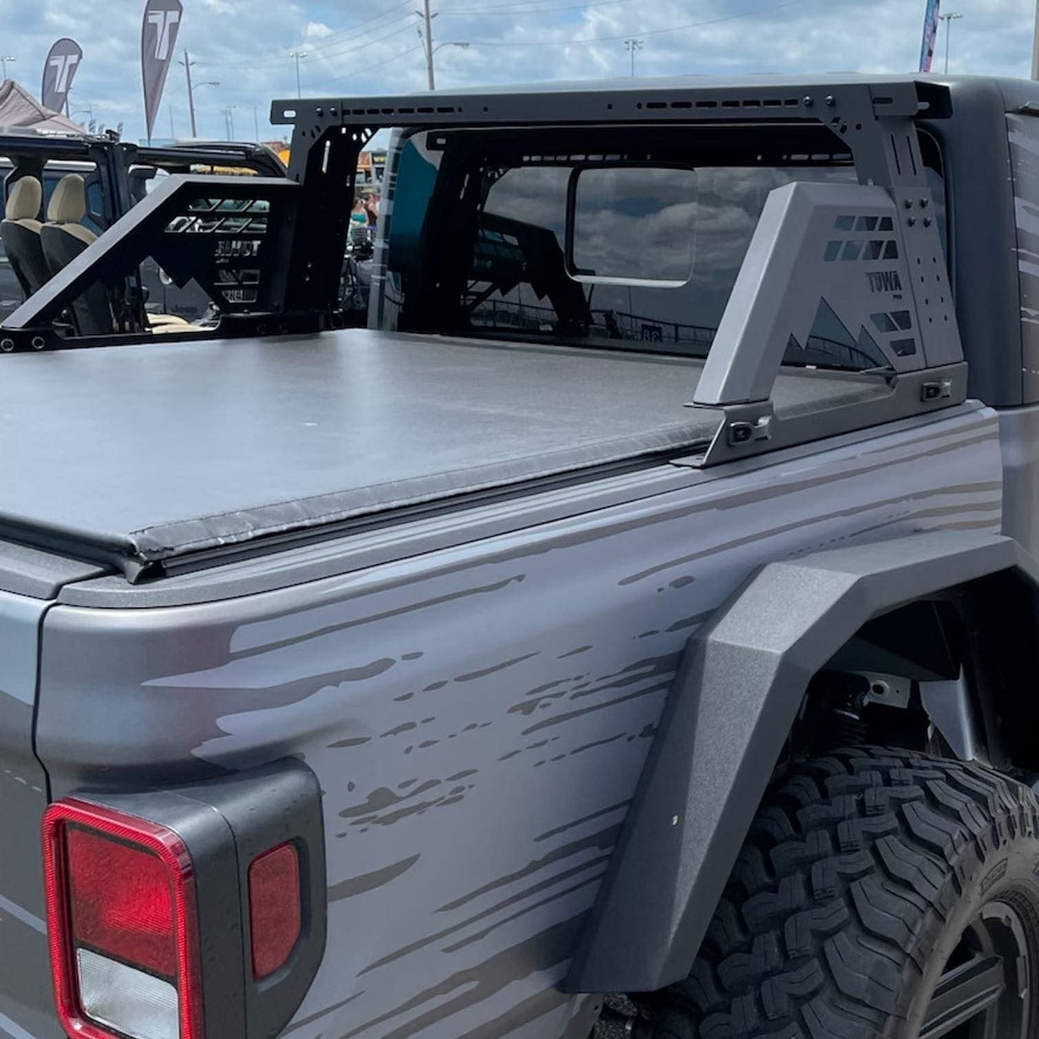 Gladiator Rear Rack Jeep Gladiator Overland Truck Bed Cargo Rack System – TUWA PRO®️